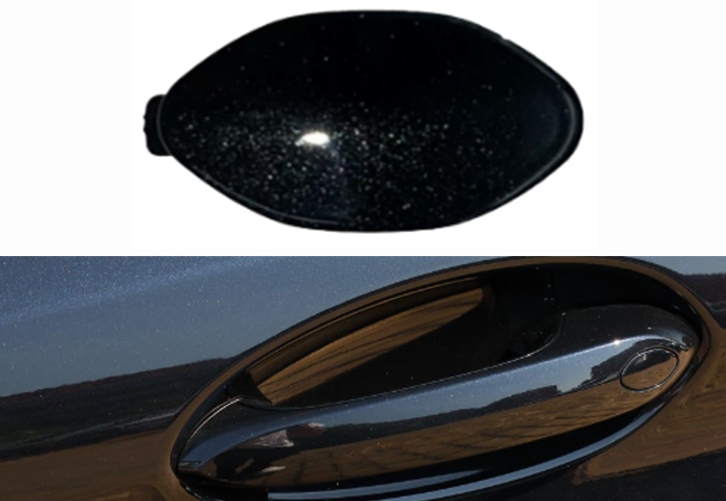 Trim Ornament Maner Usa Dedicat BMW F40 G42 F44 G20 G22 G23 G28 G83 G30 G31, Negru Carbon [2]
