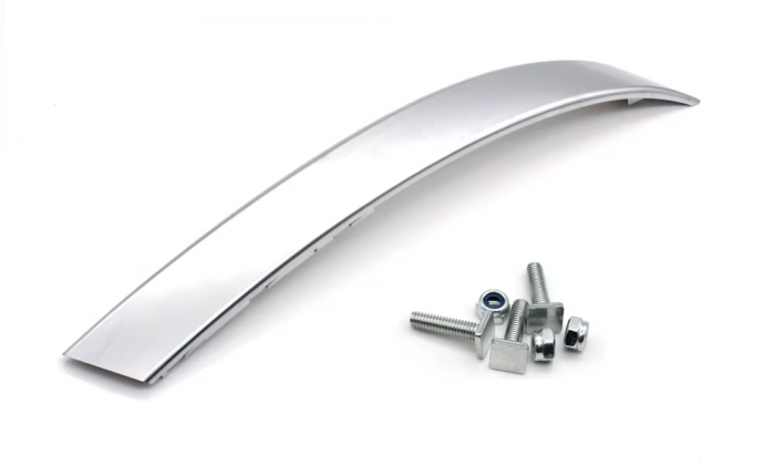 Trim Ornament Maner Usa Dedicat BMW Seria 5 E60 E61, Stanga Spate, Argintiu Mat [1]