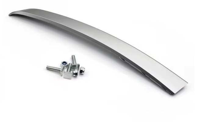Trim Ornament Maner Usa Dedicat BMW Seria 5 E60 E61, Dreapta Fata, Argintiu [1]