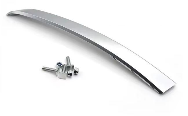 Trim Ornament Maner Usa Dedicat BMW Seria 5 E60 E61, Dreapta Fata, Argintiu Mat [1]