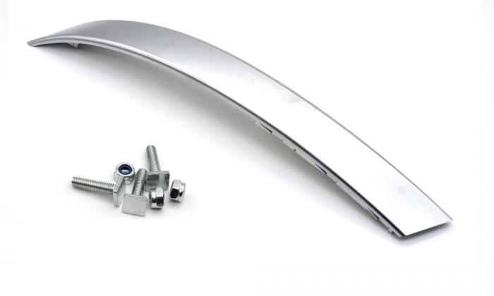 Trim Ornament Maner Usa Dedicat BMW Seria 5 E60 E61, Dreapta Spate, Argintiu Mat [1]