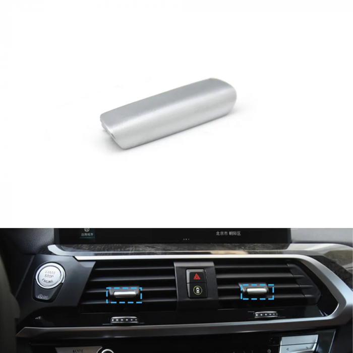 Trim Ornament Pin Grila Ventilatie Aer Dedicat BMW G01 G02, Grile fata [2]
