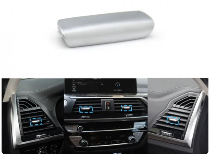 Trim Ornament Pin Grila Ventilatie Aer Dedicat BMW G01 G02, Grile fata [3]