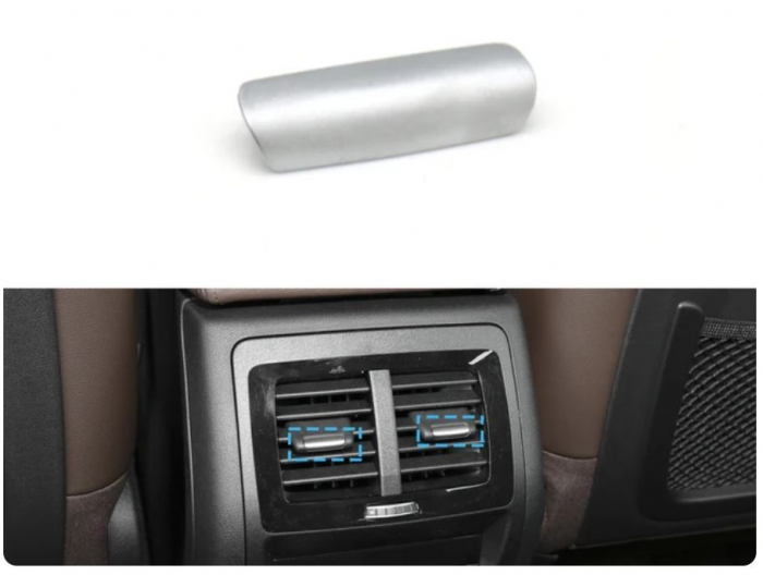 Trim Ornament Pin Grila Ventilatie Aer Dedicat BMW G01 G02, Grile spate [2]