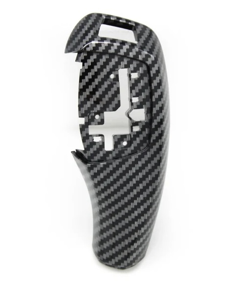 Trim Ornament Selector Schimbator Viteze Dedicat BMW E60 E61 E63 E64, Negru Carbon [1]