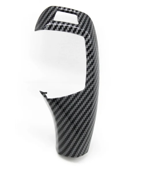 Trim Ornament Selector Schimbator Viteze Dedicat BMW X5 X6 E71 E72, Negru Carbon [1]