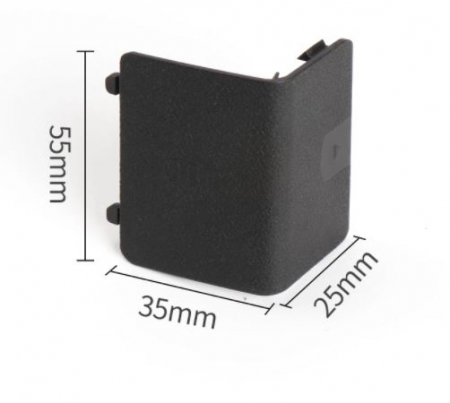 Trim Ornament Capac Masca Mufa OBD Dedicat BMW E90 E91 E92 E93, Negru [1]