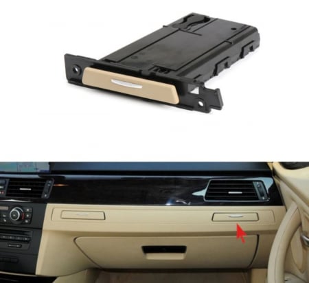 Suport Pahar Dedicat BMW Seria 3 E90 E91 E92 E93, Dreapta, Bej [3]