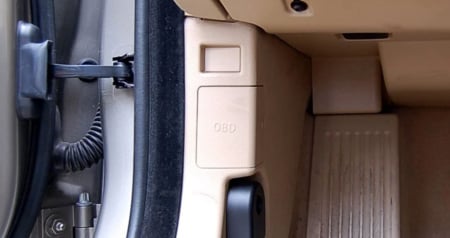 Trim Ornament Capac Masca Mufa OBD Dedicat BMW E90 E91 E92 E93, Bej [1]
