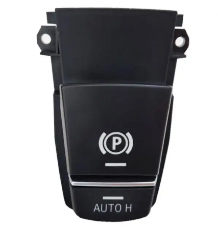 FRANA de MANA (P) - Bloc Comutator Buton Frana AutoH Dedicat BMW Seria 5 6 7 GT F01 F02 F06 F07 F10 F11 F12 F13, Facelift, Negru