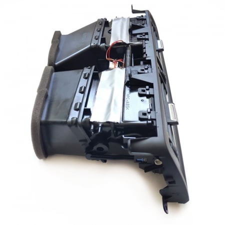 Ansamblu Grila Ventilatie Aer Dedicat BMW Seria 5 F10 F11, Central, cu insertii crom [2]