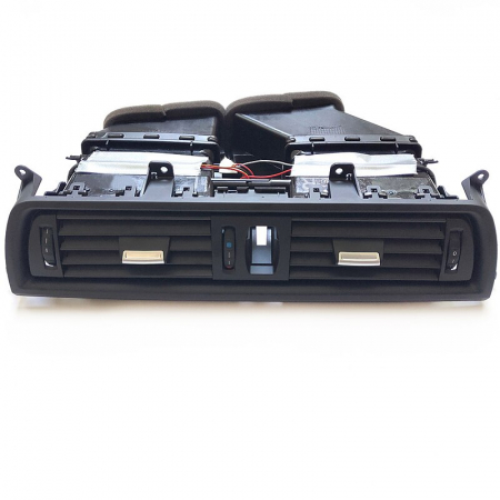 ANSAMBLU GRILE VENTILATIE - Ansamblu Grila Ventilatie Aer Dedicat BMW Seria 5 F10 F11, Central, fara insertii crom