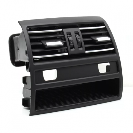 ANSAMBLU GRILE VENTILATIE - Ansamblu Grila Ventilatie Aer Dedicat BMW Seria 5 F10 F11, Spate, cu incalzire, cu insertii crom