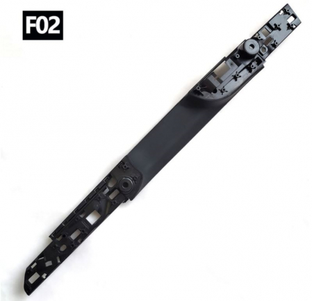 F01 F02 - Ansamblu Maner Usa Portiera Dedicat BMW Seria 7 F02, Dreapta Spate, Negru