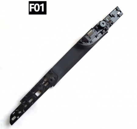 F01 F02 - Ansamblu Maner Usa Portiera Dedicat BMW Seria 7 F01, Stanga Spate, Negru