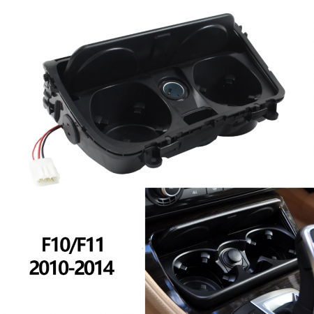 Ansamblu Suport Pahare Priza Bricheta 12v Consola Centrala Dedicat BMW F10 F11, Non Facelift [2]