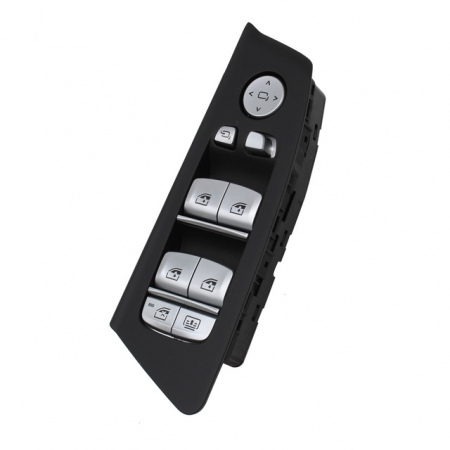 Bloc Butoane Geamuri Oglinzi Usa Portiera Dedicat BMW Seria 5 G30 G31 M5 F90, Stanga Fata, Negru