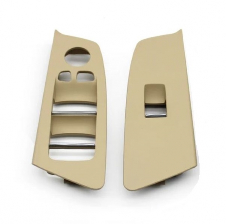 G30 G31 F90 F99 - Trim Masca Rama Butoane Geamuri Oglinzi Usa Portiera Dedicat BMW Seria 5 G30 G31 M5 F90, Bej