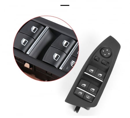 Bloc Comutator Butoane Geamuri Oglinzi Usa Portiera Dedicat BMW Seria 7 F01 F02, Negru [4]