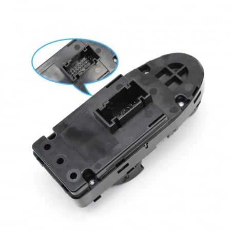Bloc Butoane Geamuri Oglinzi Usa Portiera Sofer Dedicat  BMW E92 E93, cu buton oglinzi, Negru [1]