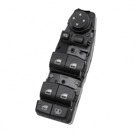 X3 F25 - Bloc Comutator Butoane Geamuri Oglinzi Usa Portiera Dedicat BMW F01 F02 F06 F07 F10 F11 F20  F25 F26 F30 F31 F34 F35, cu buton perdeluta 