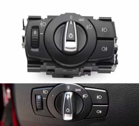 Bloc Butoane Selectie Lumini Dedicat BMW E81 E82 E84 E87 E88 E90 E91 E92 E93, Full cu auto, Negru [1]