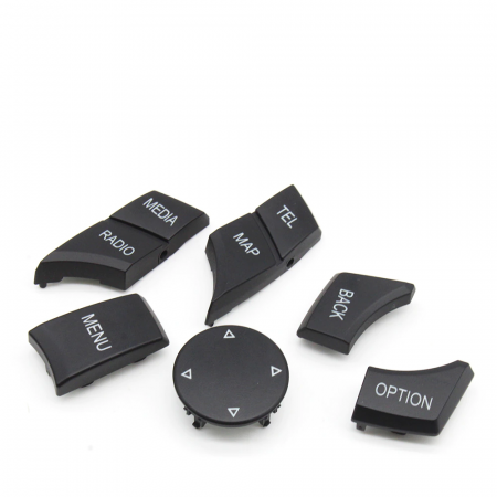 Butoane Consola Multimedia iDrive Dedicat BMW F01 F02 F06 F07 F10 F11 F12 F13 F15 F16 F25 F26 F30 F31 F32 F33 F34 F35 F36 F82 F83, cu buton Media [2]