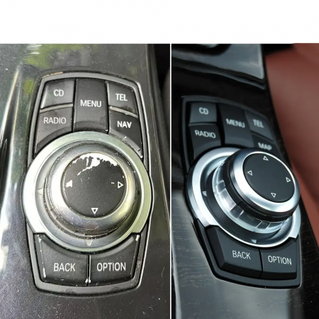 Butoane Consola Multimedia iDrive Dedicat BMW F01 F02 F06 F07 F10 F11 F12 F13 F15 F16 F25 F26 F30 F31 F32 F33 F34 F35 F36 F82 F83, cu buton CD [2]