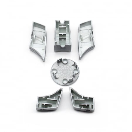 Set 6 Butoane Consola Multimedia iDrive Dedicat BMW Seria E E81 E82 E87 E88 E90 E91 E92 E60 E61 E63 E84 E89 E70 E71, cu buton Media [2]