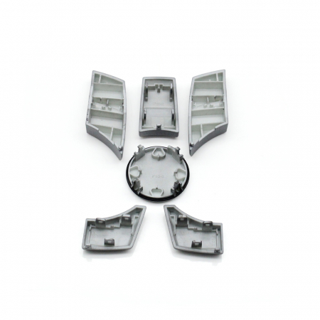 Butoane Consola Multimedia iDrive Dedicat BMW F01 F02 F06 F07 F10 F11 F12 F13 F15 F16 F25 F26 F30 F31 F32 F33 F34 F35 F36 F82 F83, cu buton Media, Crom [1]