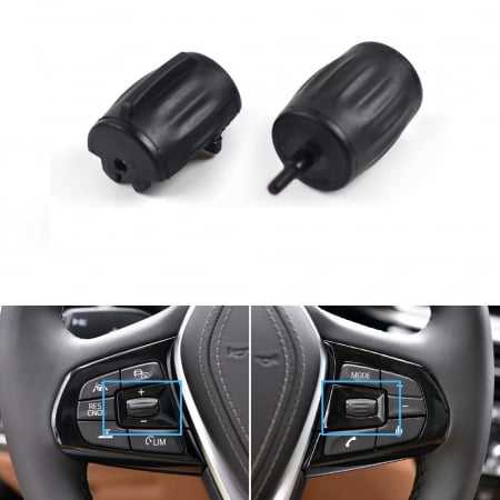 Butoane Rotite Pilot Automat Cruse Control Volan Dedicat BMW G01 G02 G11 G12 G30 G32, Negru [2]