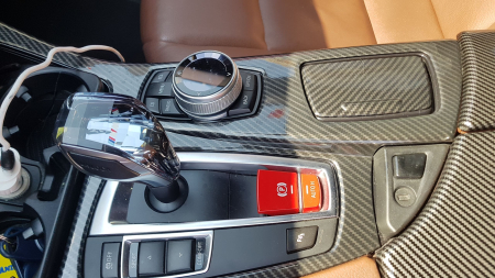 Buton AutoH BMW F01 F02 F06 F12 F07 F10 F11 F15 F16 F25 F26, Rosu [5]