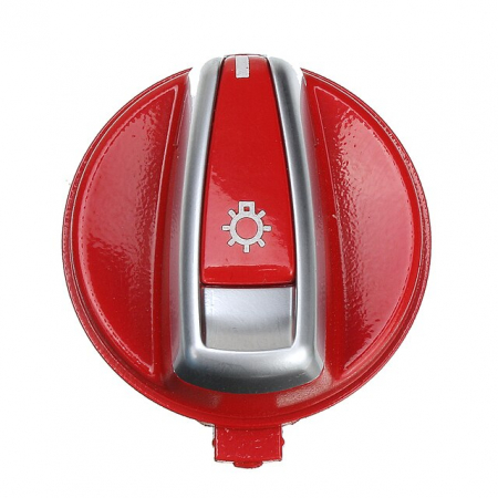 BUTOANE BLOC LUMINI - Buton Capac Selectie Lumini Dedicat BMW E81 E82 E84 E87 E88 E90 E91 E92 E93, Rosu