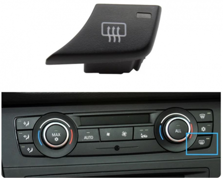 Buton Capac Consola Clima Ventilatie Aer BMW E90 E91 E92 E93 E82 E84 F25, Dezaburire luneta [1]