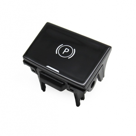 FRANA de MANA (P) - Buton Capac Frana de Mana Parcare Dedicat BMW Seria 3 4 Z4 X5 X6 X7 G20 G29 F40 F44 G26 G01 G02 G07 G08 F97 G05 G06, Negru Lucios