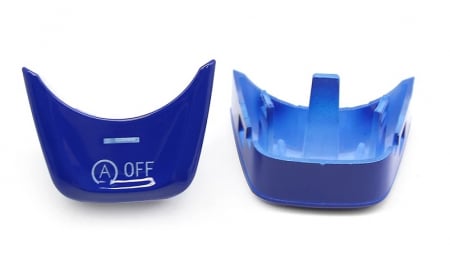 F40 F52 - Buton Capac OFF Start Stop Dedicat BMW F52 G30 G32 G11 G01 G02, Albastru Lucios