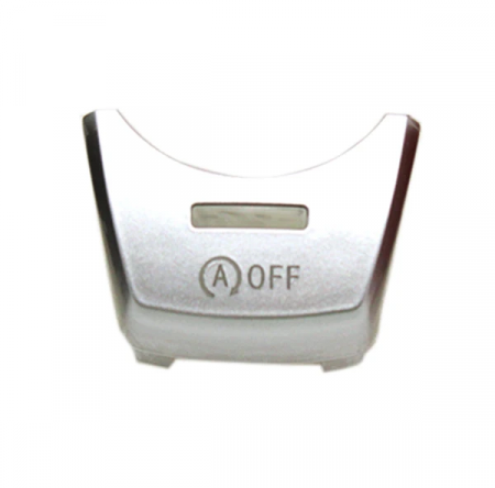 START STOP - Buton Capac OFF Start Stop Dedicat BMW Seria 5 6 7 GT F01 F02 F07 F10 F11 F12 F13, Argintiu