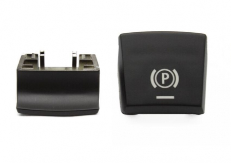 CATEGORI - Buton Capac Frana Parcare Parking Dedicat BMW F01 F02 F06 F12 F07 F10 F11 F15 F16 F25 F26, Facelift, Negru