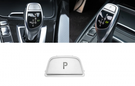 Buton Capac Selector Parcare Parking Dedicat BMW F01 F02 F06 F07 F10 F11 F12 F13 F20 F25 F26 F30 F31 F32 F34 F36, SMG, Crom [5]