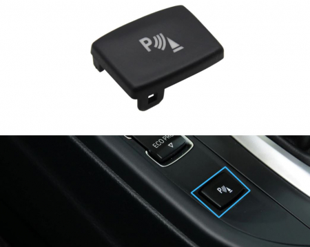Buton Capac Dedicat BMW F20 F21 F22 F23 F30 F31 F34 F35 F32 F36, Senzori Parcare, Negru [1]