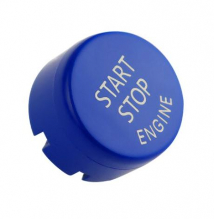 X3 G01 X3M F97 - Buton Capac Start Stop Dedicat BMW F07 F10 F11 F15 F16 F30 F31 F32 F34 F36, Albastru
