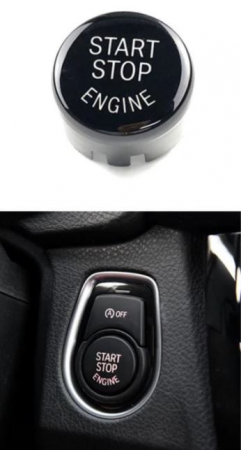 Buton Capac Start Stop Dedicat BMW F07 F10 F11 F15 F16 F30 F31 F32 F34 F36, Negru [1]