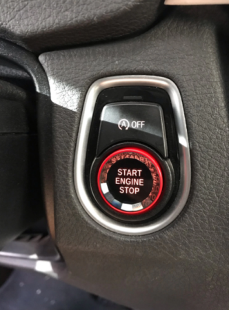 Buton Capac Start Stop Cristal BMW F20 F21 F30 F31 F32 F34 F36 F15 F16, Rosu, B1006 [3]