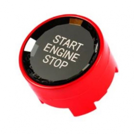 X3 G01 X3M F97 - Buton Capac Start Stop Cristal BMW F20 F21 F30 F31 F32 F34 F36 F15 F16, Rosu, B1006