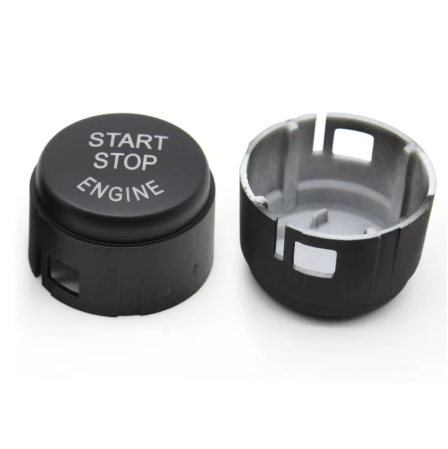 SERIA 6 - Buton Capac Start Stop Dedicat BMW F01 F02 F06 F07 F10 F11 F13, Negru