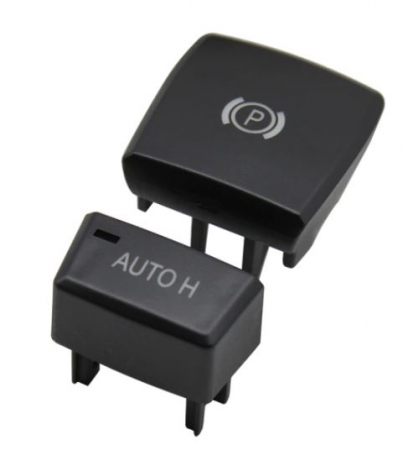 FRANA de MANA (P) - Buton Frana+AutoH Dedicat BMW E70 E71 X5 X6, Negru