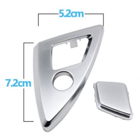 Buton Ornament Cotiera Dedicat BMW Seria 5 F10 F11, Facelift, Crom [2]