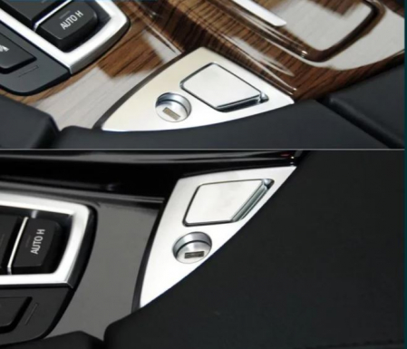 Buton Ornament Cotiera Dedicat BMW Seria 5 F10 F11, Facelift, Crom [1]