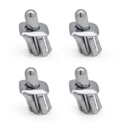 Set 4 Piese Buton Pin Blocare Usa Portiera Dedicat BMW F10 F11, Argintiu