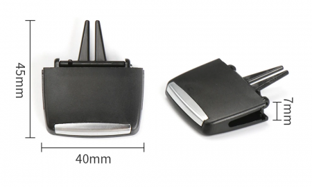 Pin Ornament Grila Ventilatie Dedicat BMW X3 E83, Grila Fata [1]